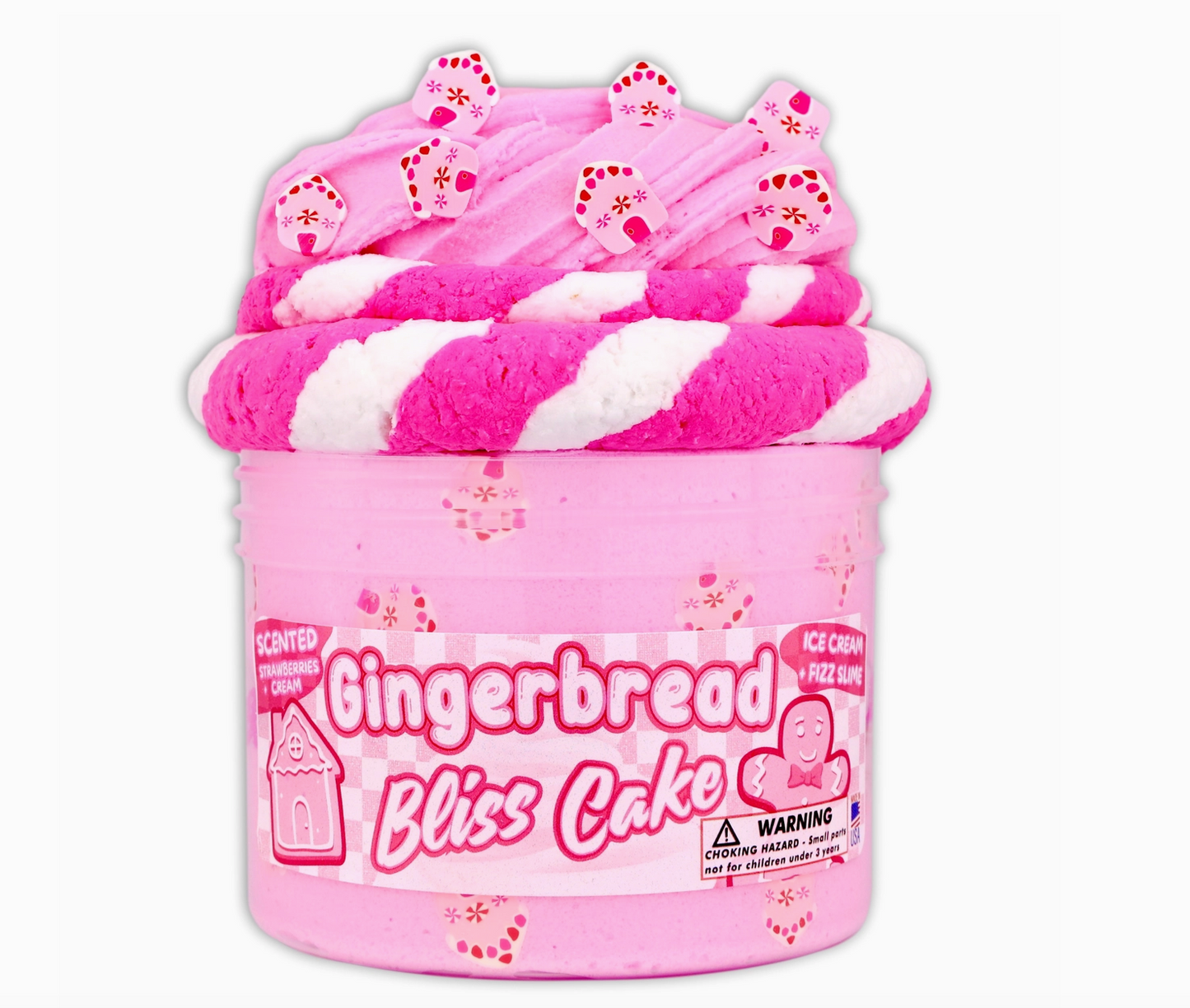 Gingerbread Bliss Cake Slime