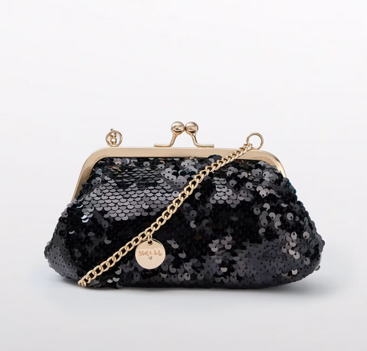 Black Sequin Purse