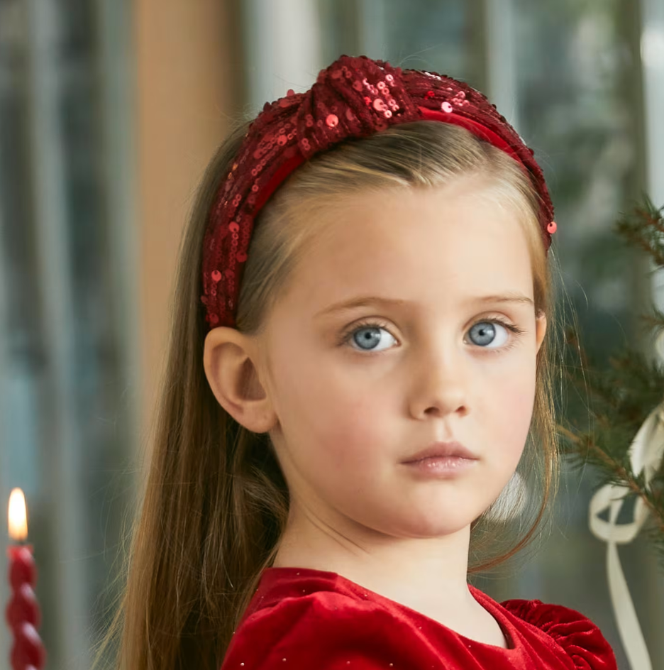 Red Sequin Headband