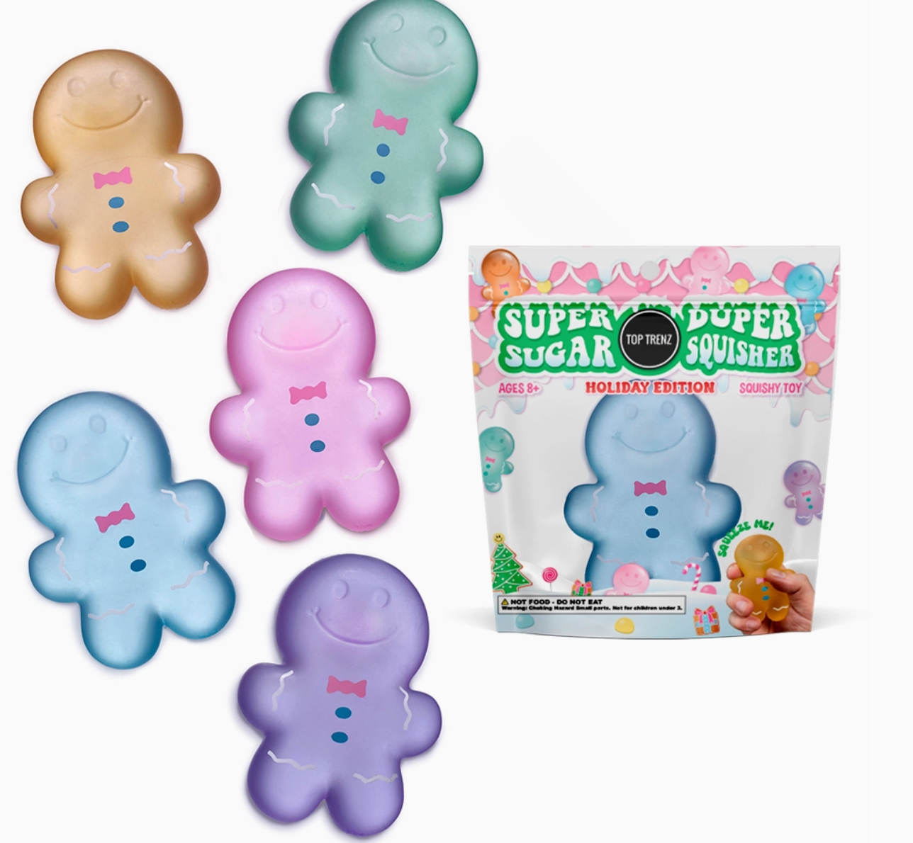 Gingerbread Man Super Super Sugar Squisher