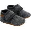 Charcoal Baby Wool Slippers