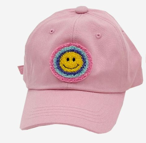 Pink Smile Patch Hat