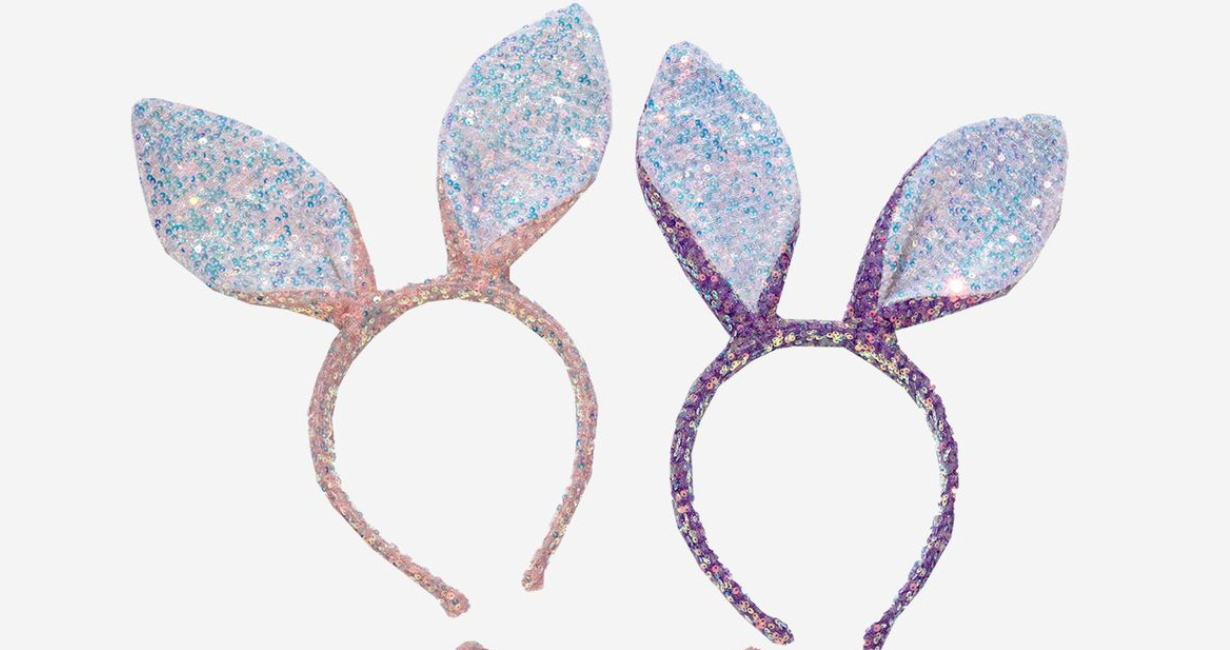 Glitter Bunny Headband