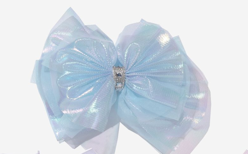 Shell Blue Hair Clip