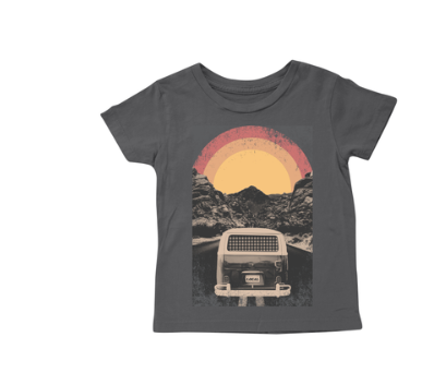 Faded Black Enjoy the Ride Tee