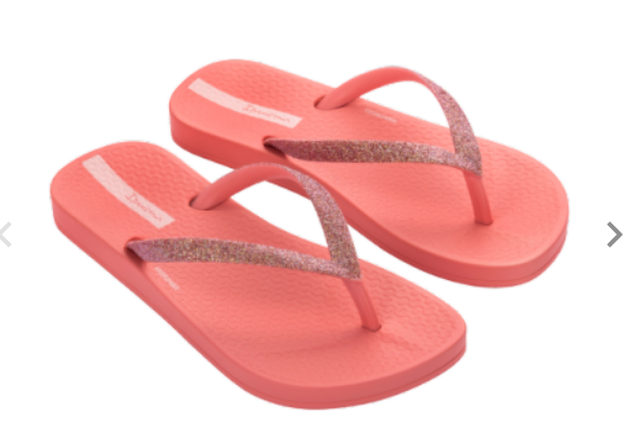 Ana Coral Sparkle Flip Flops