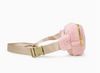 Pink Fuzzy Heart Belt Bag