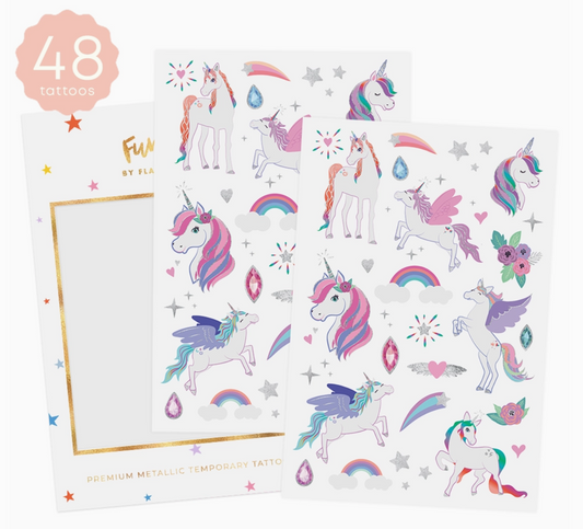 Unicorns Temp Tattoos