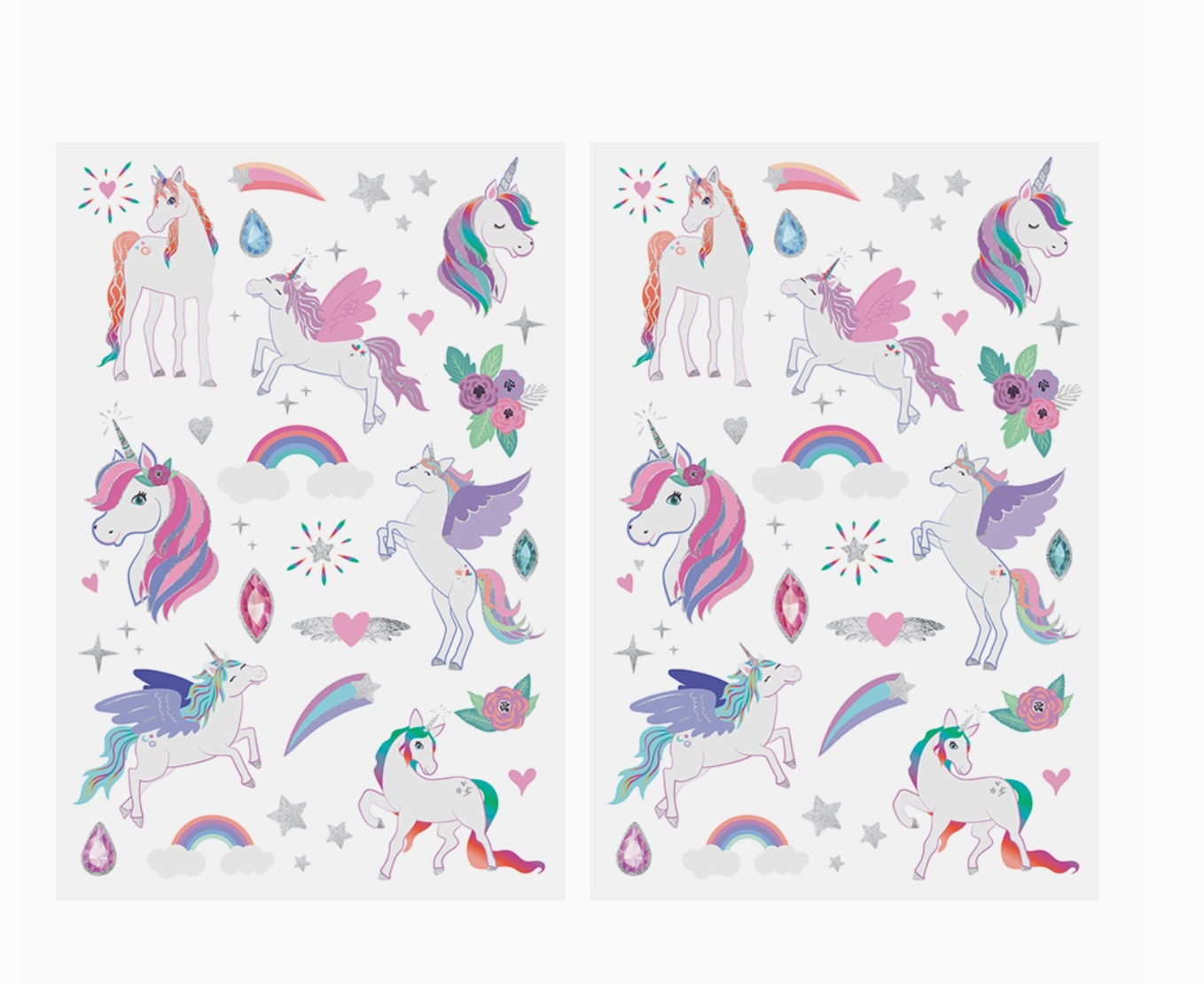 Unicorns Temp Tattoos