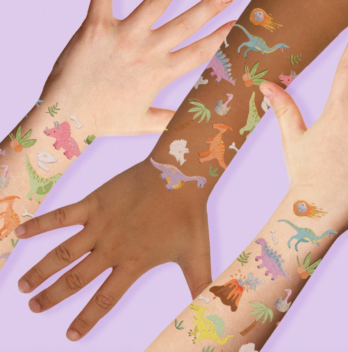 Dino Kids Temp Tattoos