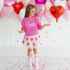 Pink & Red Sequin Heart Tutu