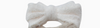 White Fuzzy Knit Baby Headband