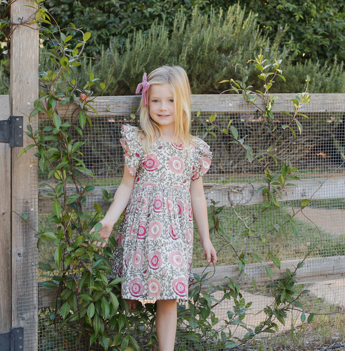 Pink Lisbon Floral Elsie Dress