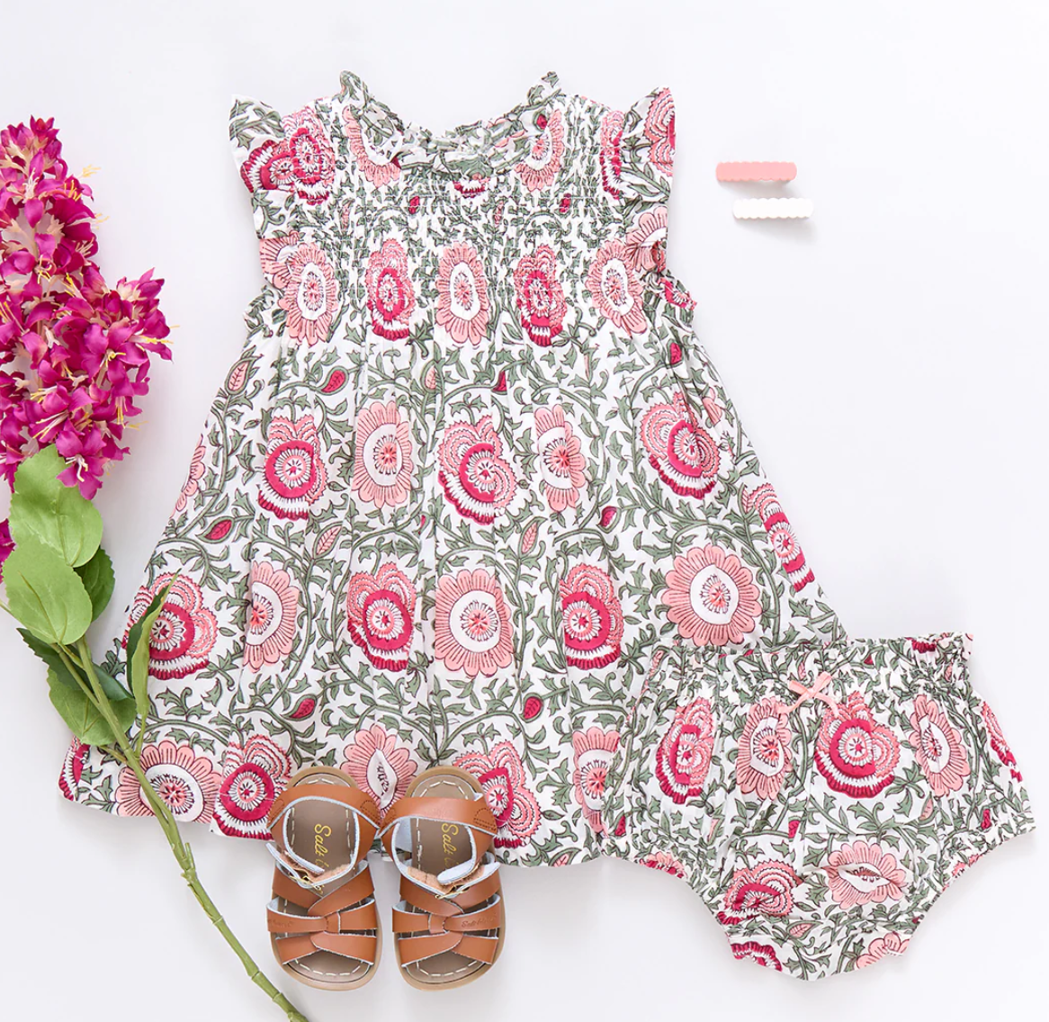 Pink Lisbon Floral Stevie Set