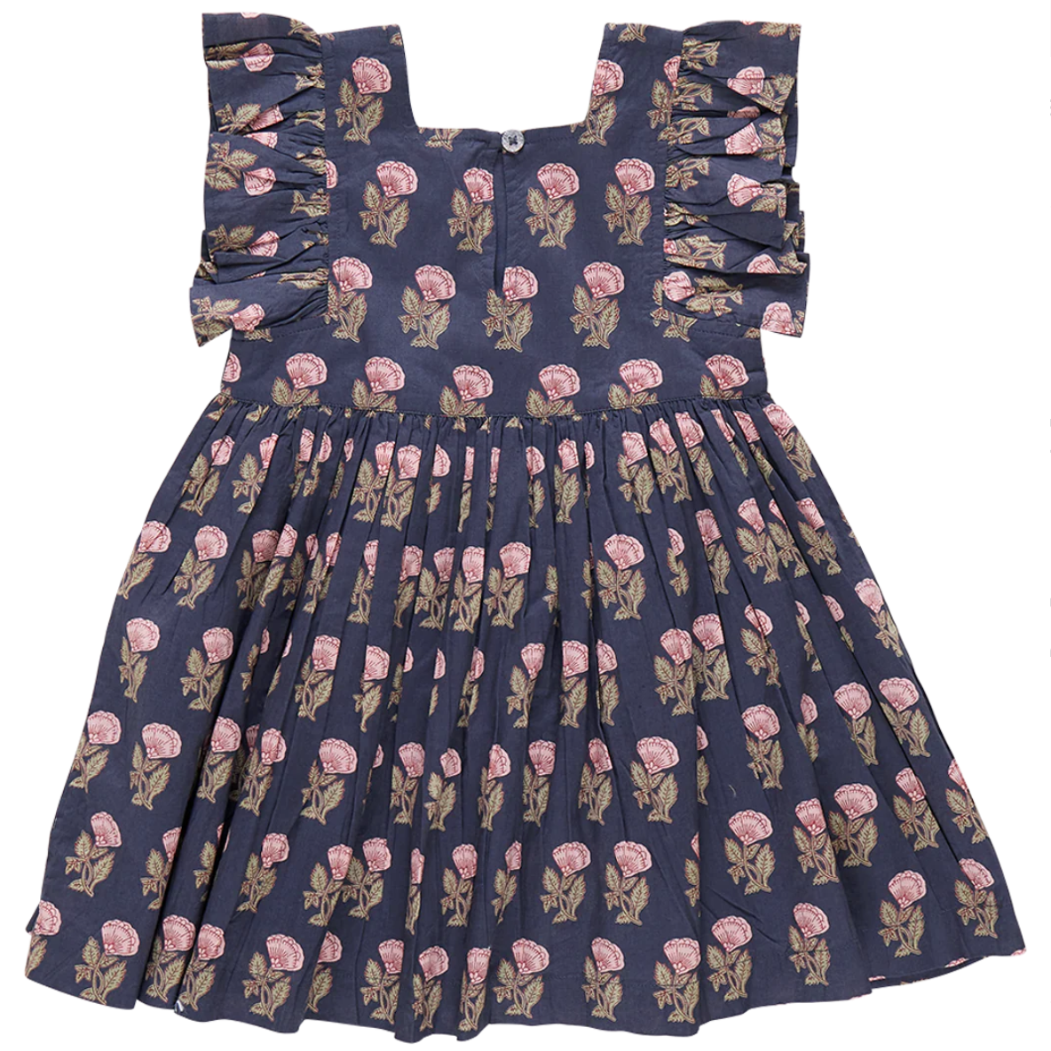 Navy Flower Elsie Dress