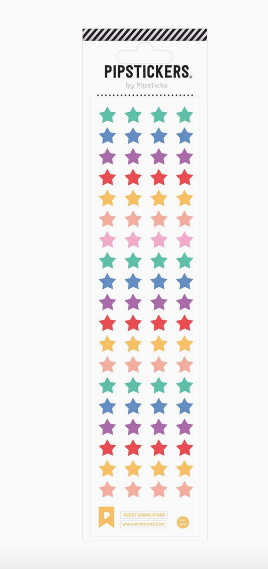 Fuzzy Rising Stars Sticker Sheet