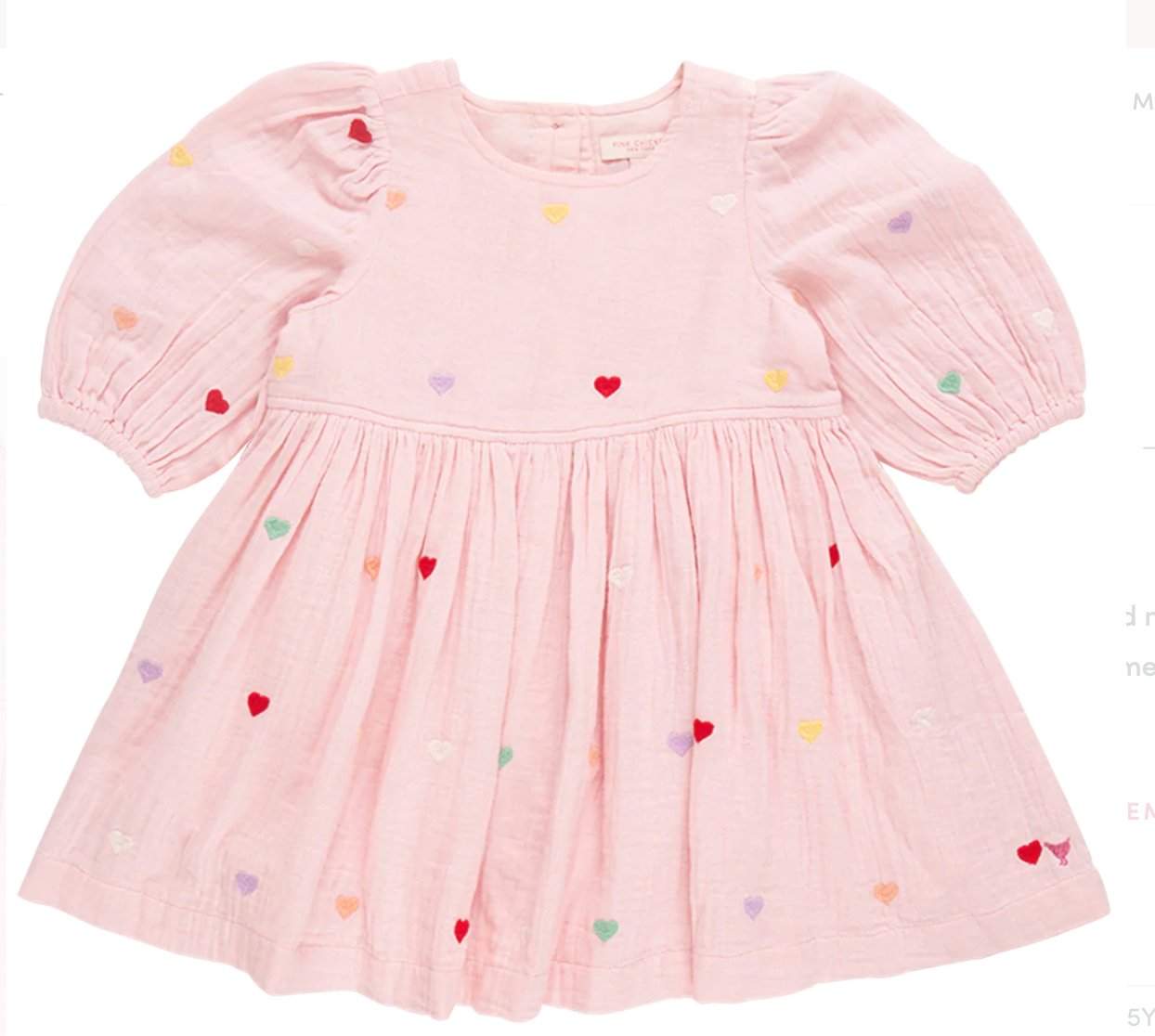 Pink Candy Heart Brooke Dress