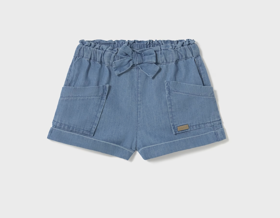 Chambray Pocket Shorts