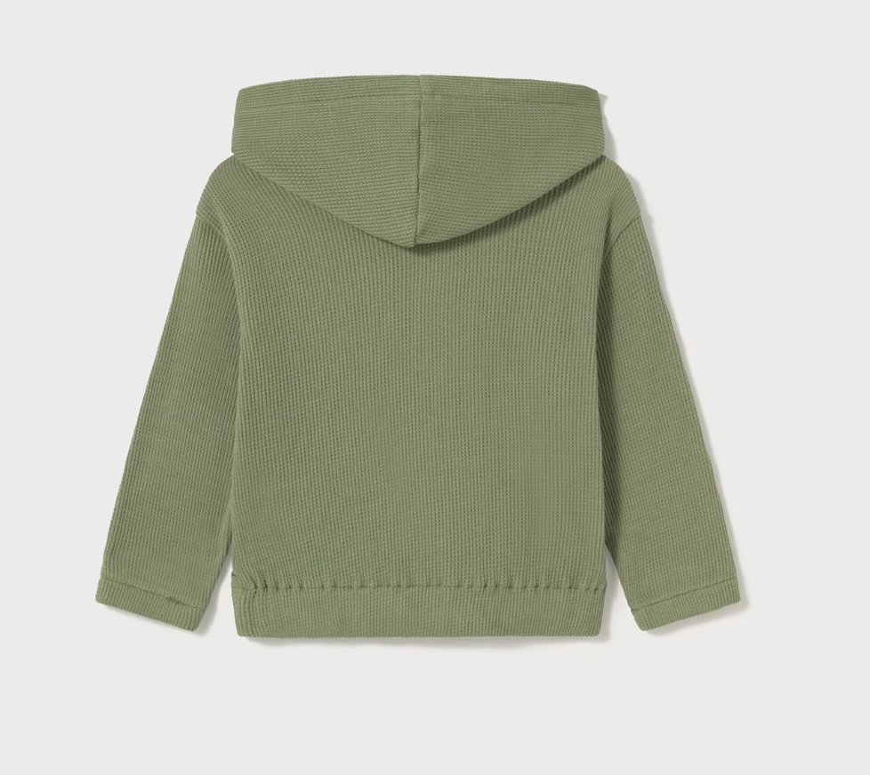 Waffle Knit Sage Hoodie