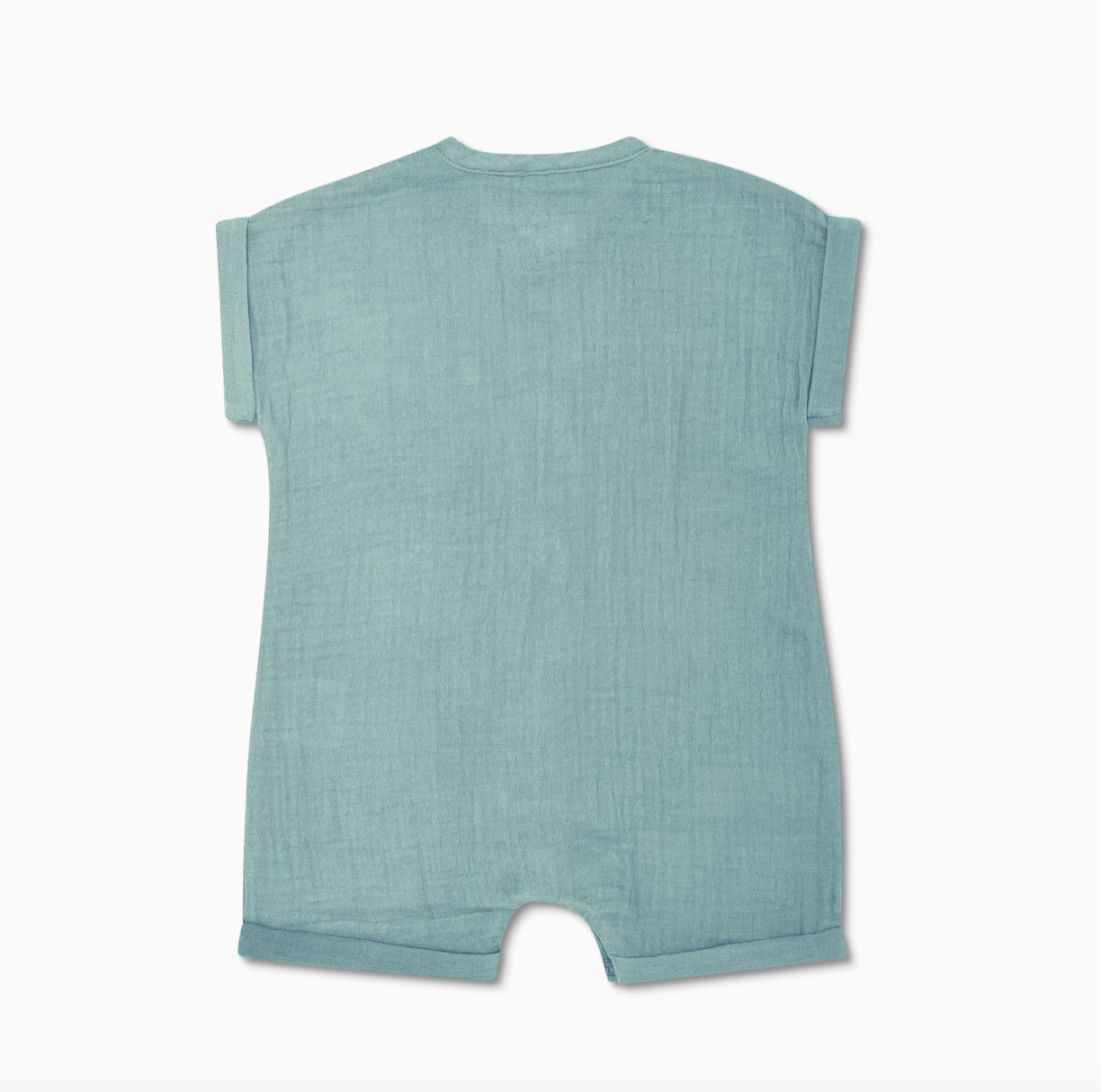 Laurel Green Muslin Romper