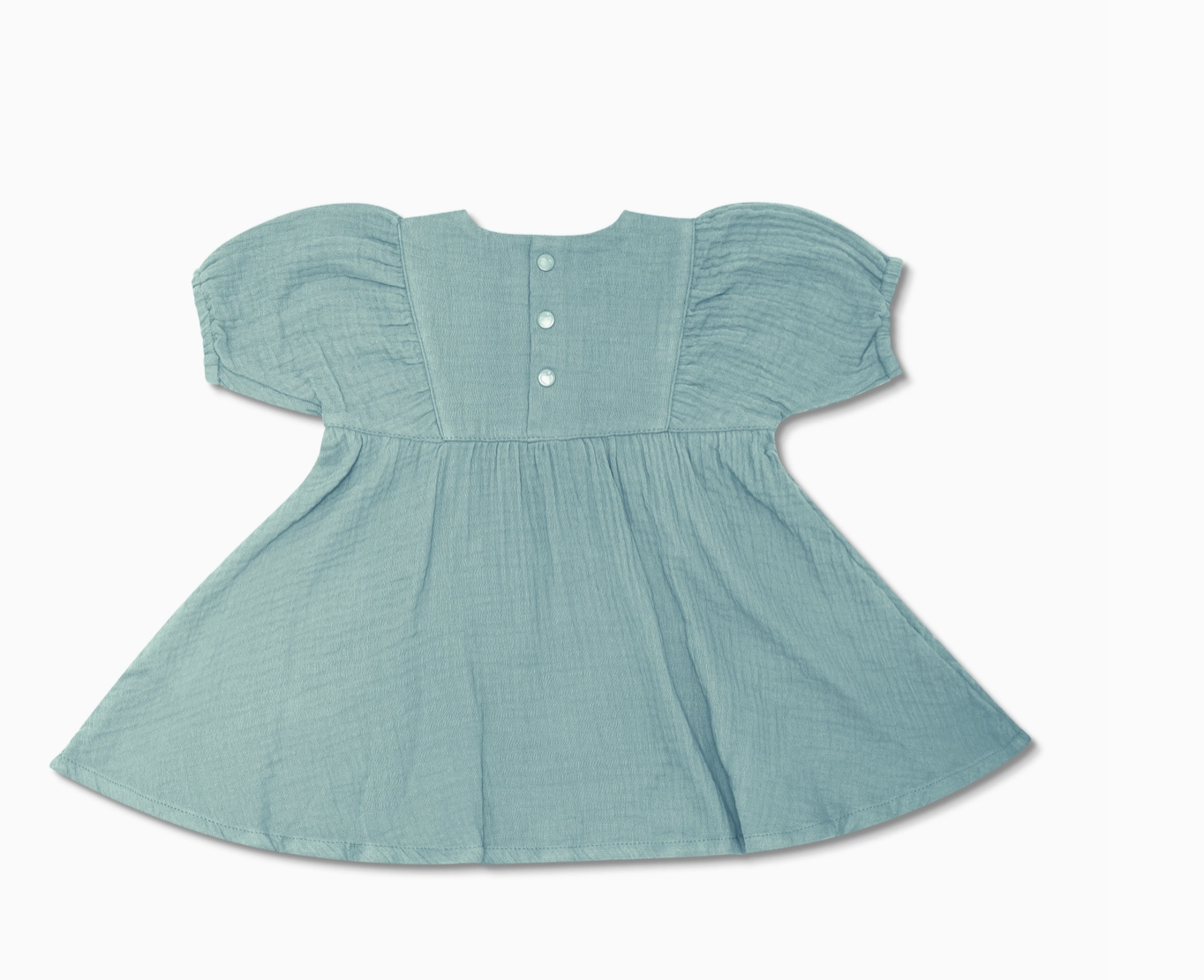 Laurel Green Muslin Dress