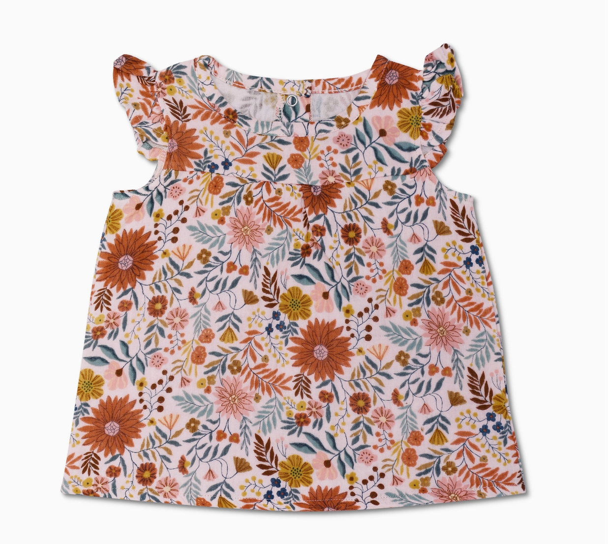 Zinnia Bloom Muslin Tunic