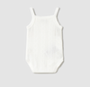 White Pointelle Tank Bodysuit