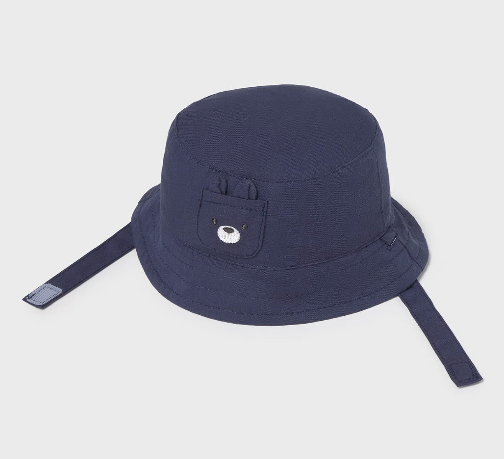 Navy Bear Reversible Hat