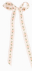 Dainty Floral Embroidered Long Bow