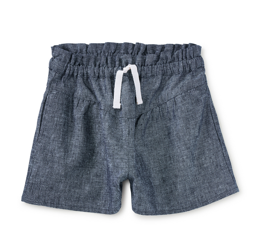 Chambray Flutter Shorts