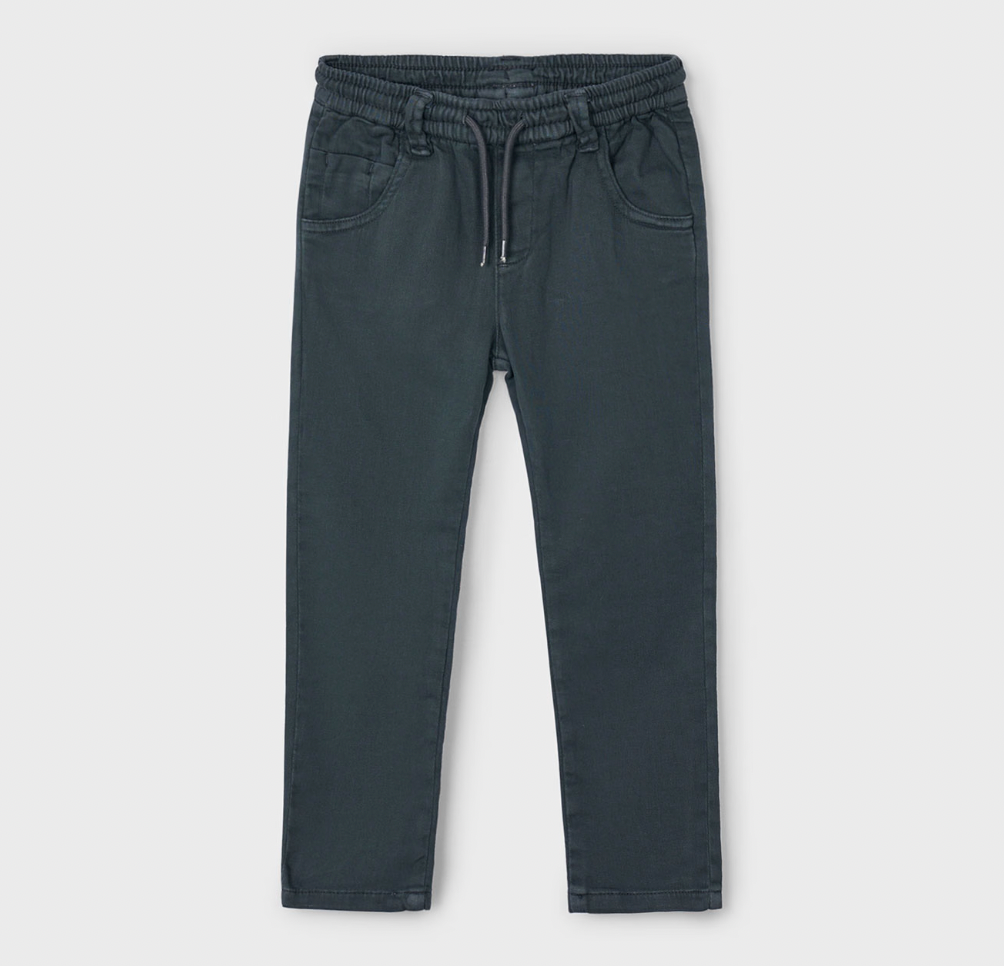 Horizon Blue Straight Twill Pants