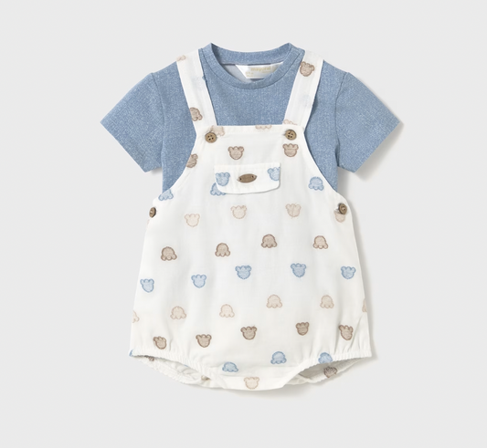 Riviera Teddy Overalls Set