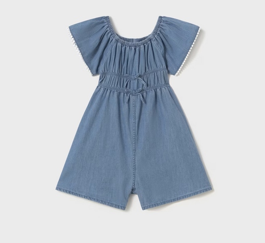 Chambray Romper