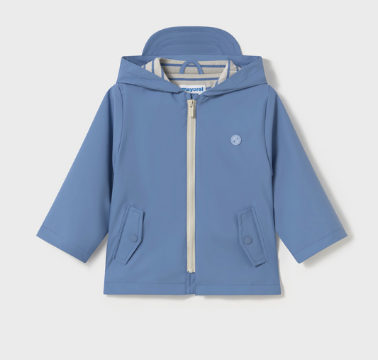 Capri Blue Raincoat