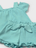 Teal Rib Shorts Set