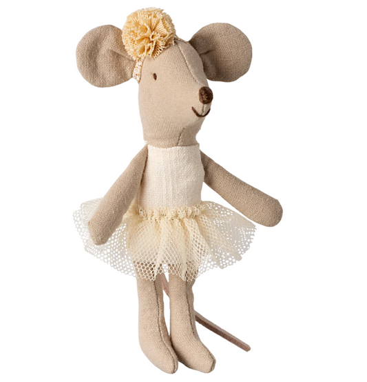 Ballerina Mouse-Little Sister Off White