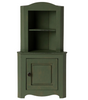 Miniature Corner Cabinet- Dark Green