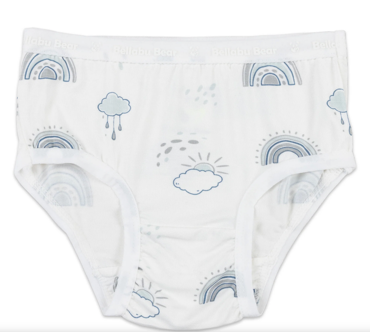 Blue Grey Rainbows Bamboo Underwear