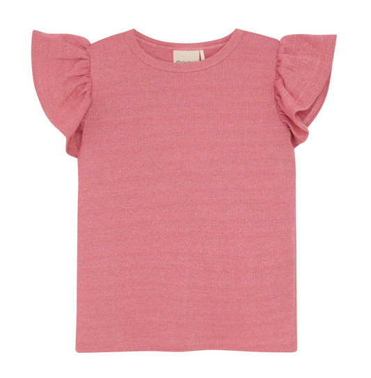 Azalea Pink Shimmer Tee