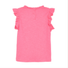 Knockout Pink Flutter Sleeve Top