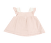 Heart Crochet Rose Pinafore Set