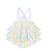 Ric Rac Stripe Ruffle Sunsuit