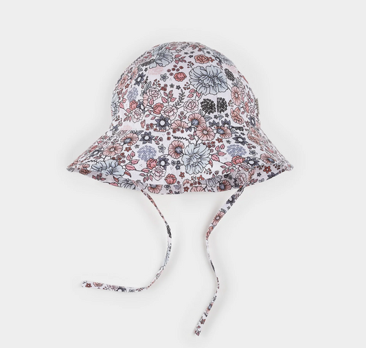 Vintage Flowers Poplin Hat
