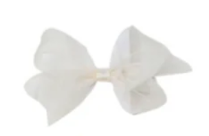 Cream Organdy Bow