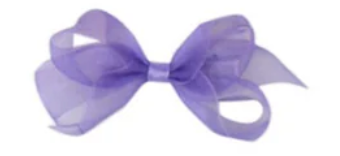 Delphinium Organdy Bow