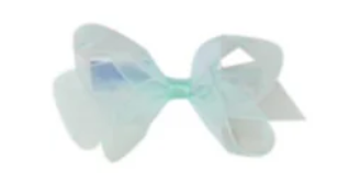 Mint Organdy Bow