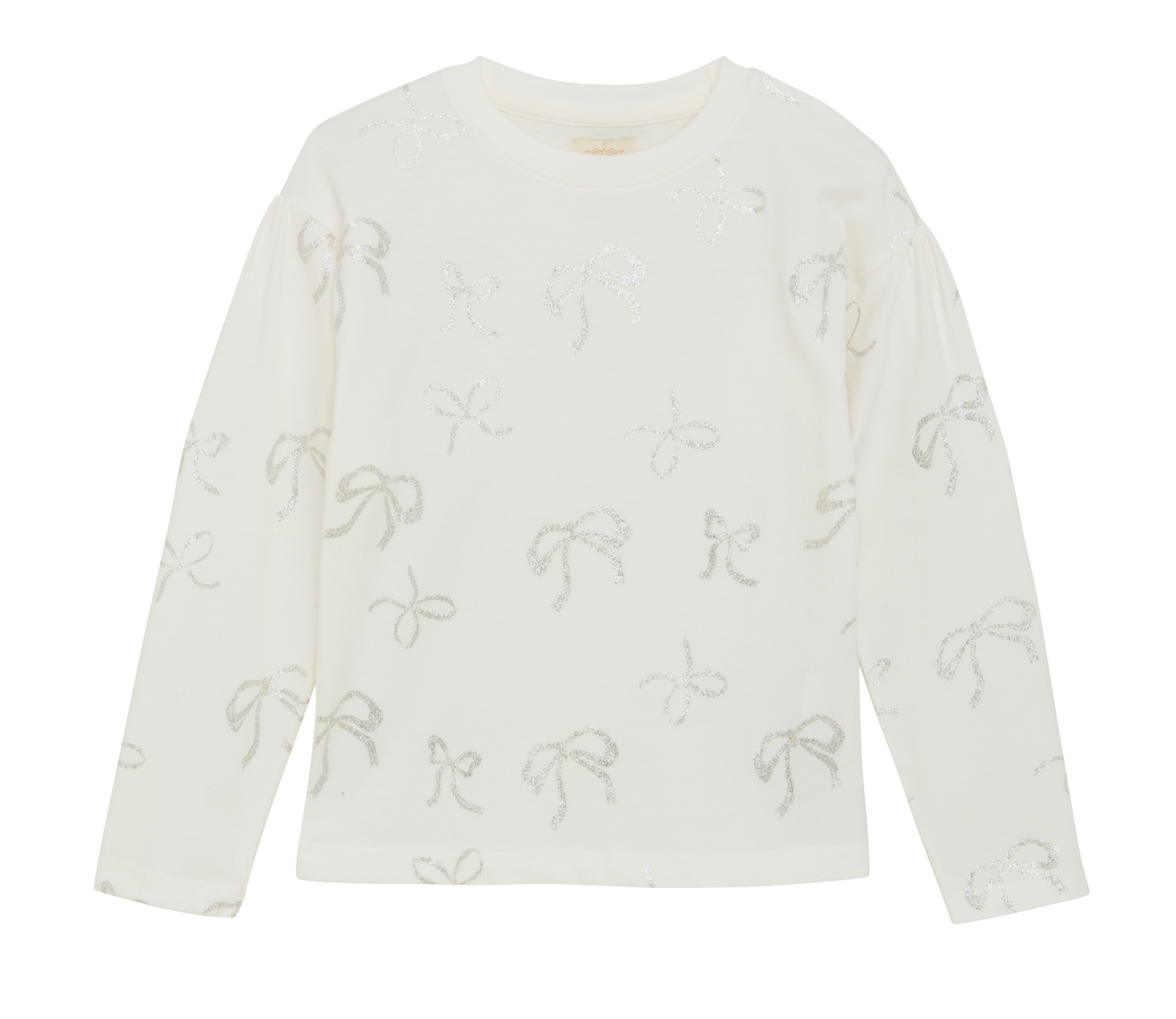 Silver Bows on White Top