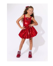 Ruby Sequin Bubble Dress