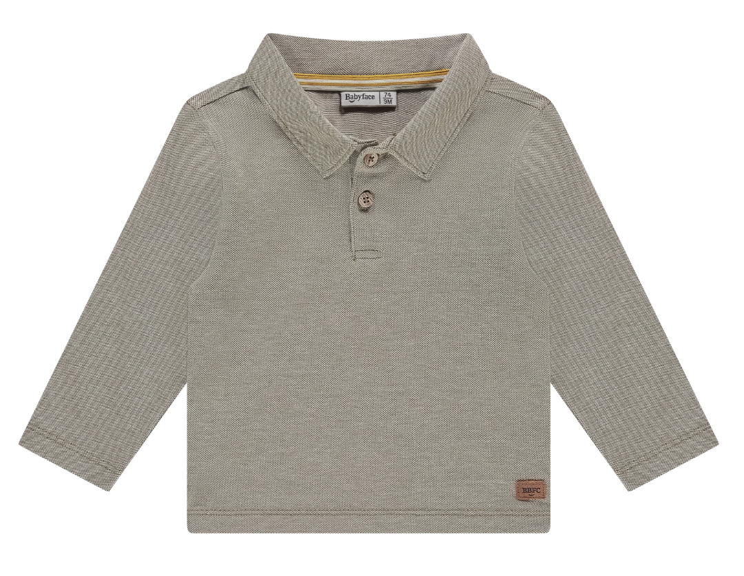 Army Brown Collard Top