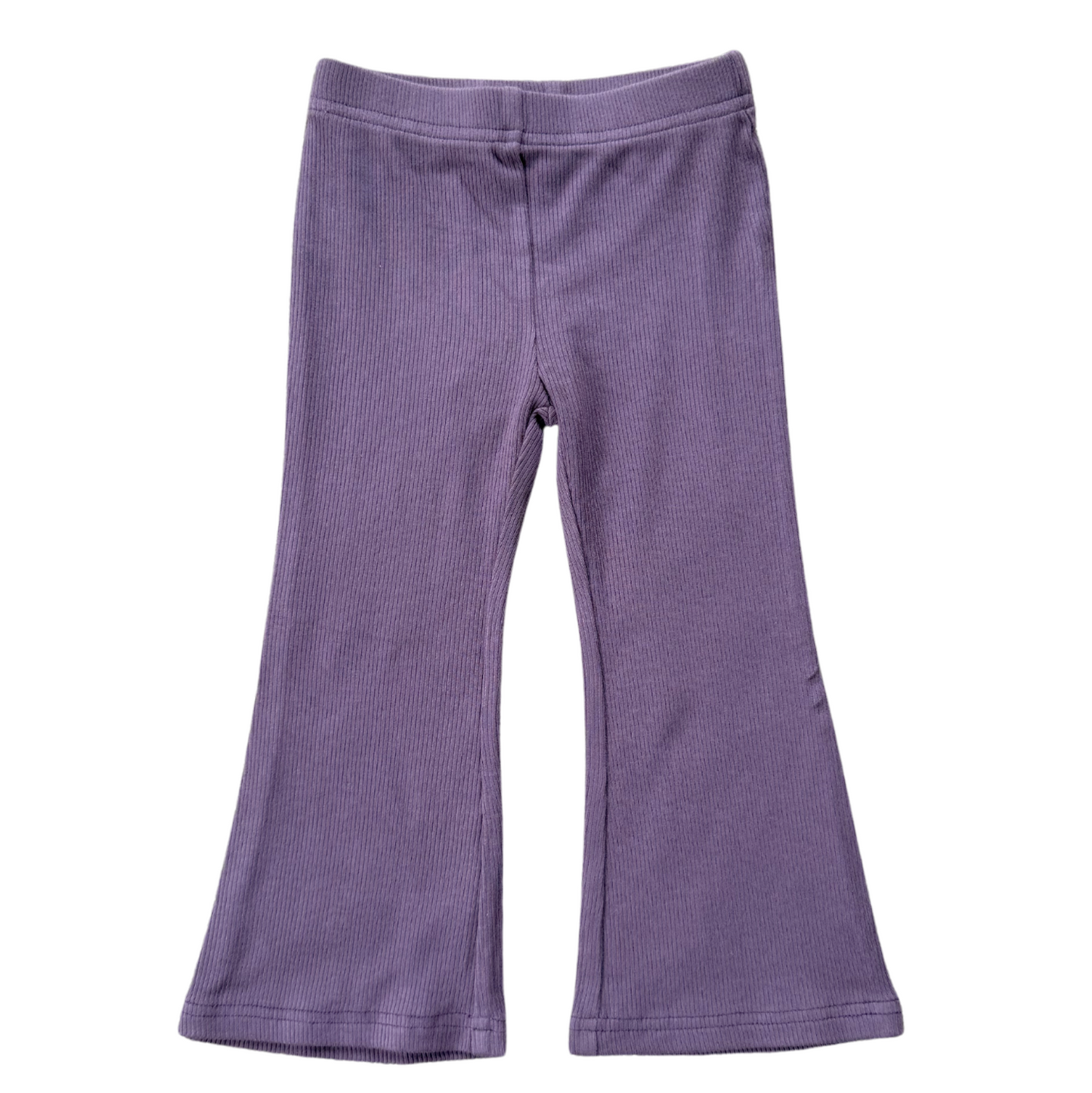 Purple pants on a white background